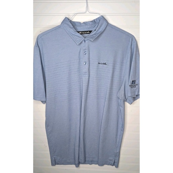Travis Mathew Other - Travis Mathew Mens Golf Polo XL Button Short Sleeve Blue CUSTOM Mansion Ridge